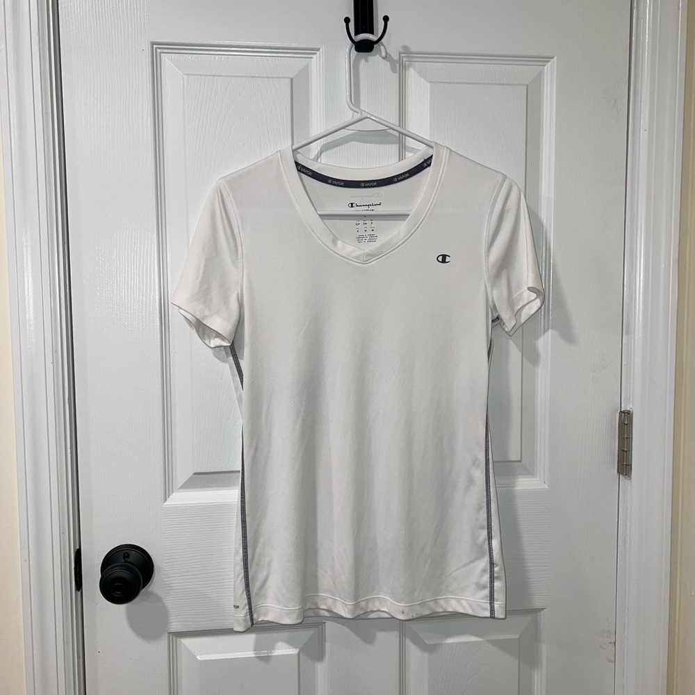 Champion White Workout T-shirt